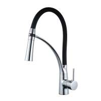 High quality pull Down Spring Loaded Modern Square Home &Hotel Kitchen Long Water Faucet