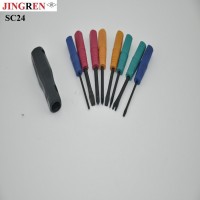 9PCS  rainbow color handle screwdriver,Multi Function Screwdriver